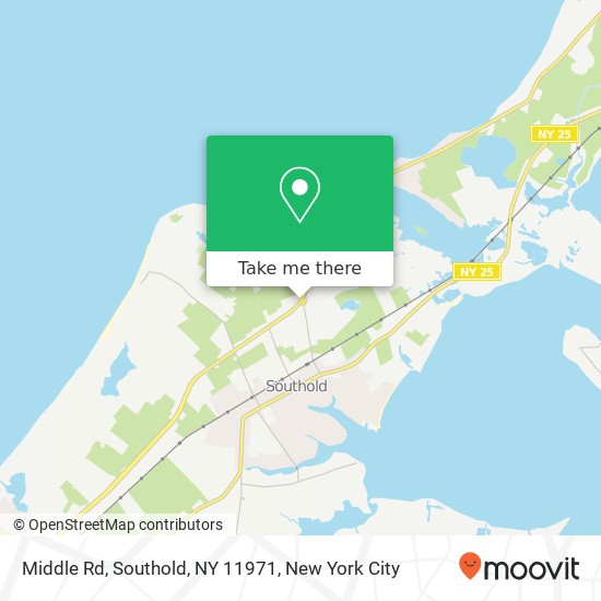 Mapa de Middle Rd, Southold, NY 11971