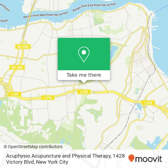 Acuphysio Acupuncture and Physical Therapy, 1428 Victory Blvd map