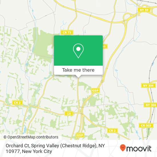 Orchard Ct, Spring Valley (Chestnut Ridge), NY 10977 map