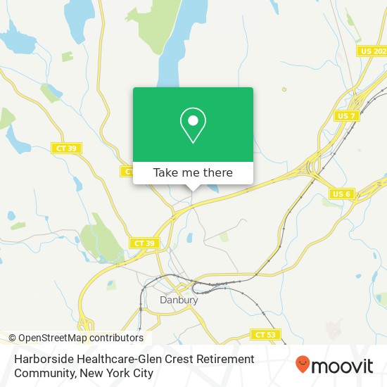 Harborside Healthcare-Glen Crest Retirement Community map