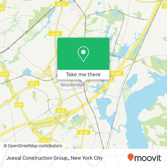 Joesal Construction Group, map