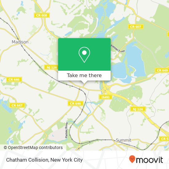 Chatham Collision, 41 N Passaic Ave map
