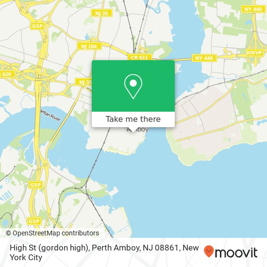 High St (gordon high), Perth Amboy, NJ 08861 map