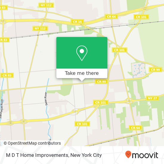 Mapa de M D T Home Improvements, 261 Bridgeport Ave