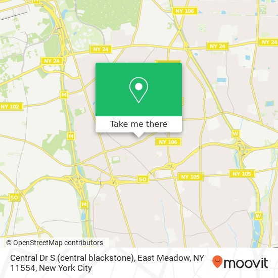 Central Dr S (central blackstone), East Meadow, NY 11554 map
