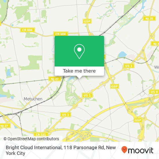 Bright Cloud International, 118 Parsonage Rd map