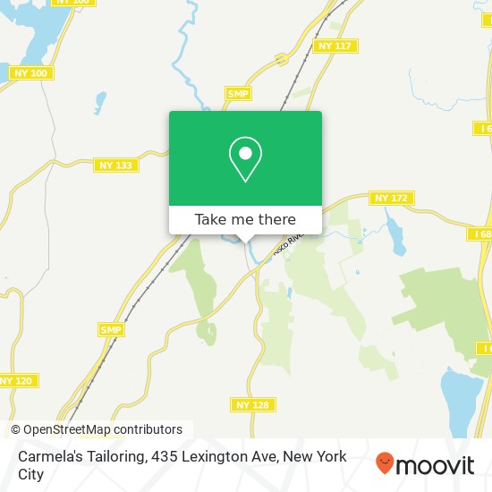 Mapa de Carmela's Tailoring, 435 Lexington Ave