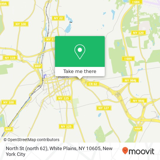 Mapa de North St (north 62), White Plains, NY 10605