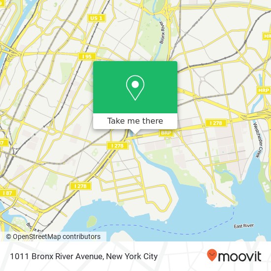 1011 Bronx River Avenue map