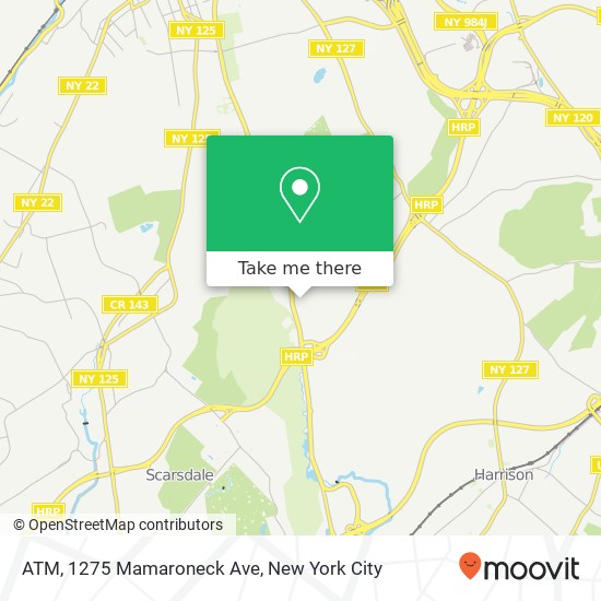 Mapa de ATM, 1275 Mamaroneck Ave