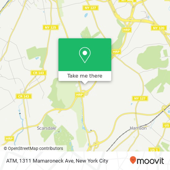 Mapa de ATM, 1311 Mamaroneck Ave