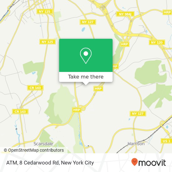 Mapa de ATM, 8 Cedarwood Rd