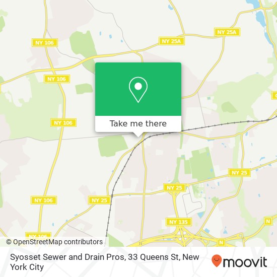 Mapa de Syosset Sewer and Drain Pros, 33 Queens St