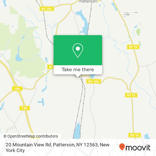 20 Mountain View Rd, Patterson, NY 12563 map