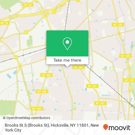 Brooks St S (Brooks St), Hicksville, NY 11801 map