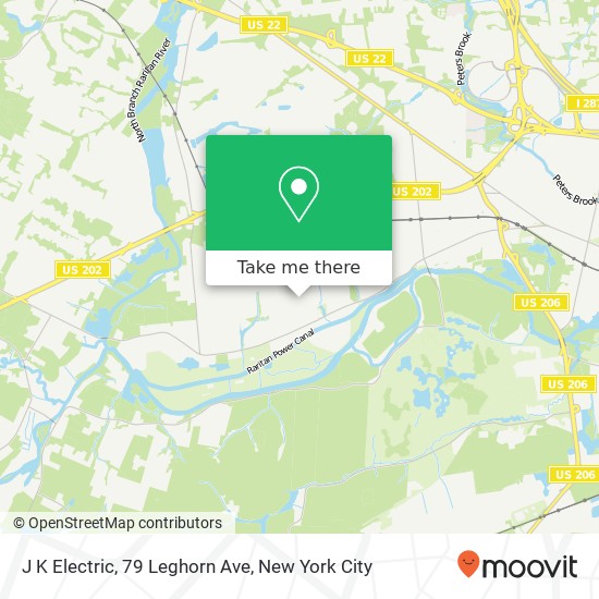 Mapa de J K Electric, 79 Leghorn Ave