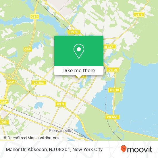 Manor Dr, Absecon, NJ 08201 map