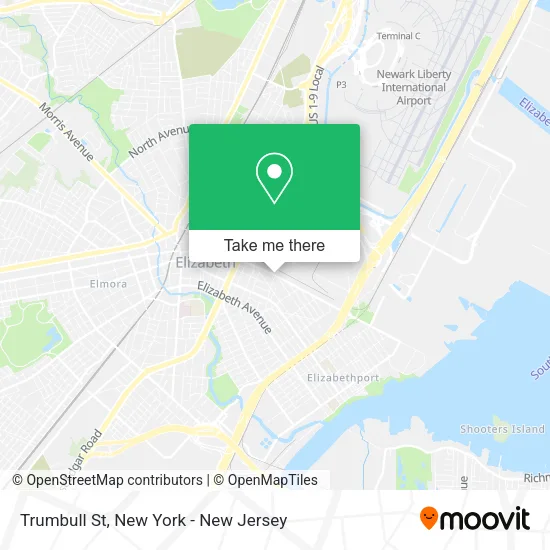 Trumbull St map