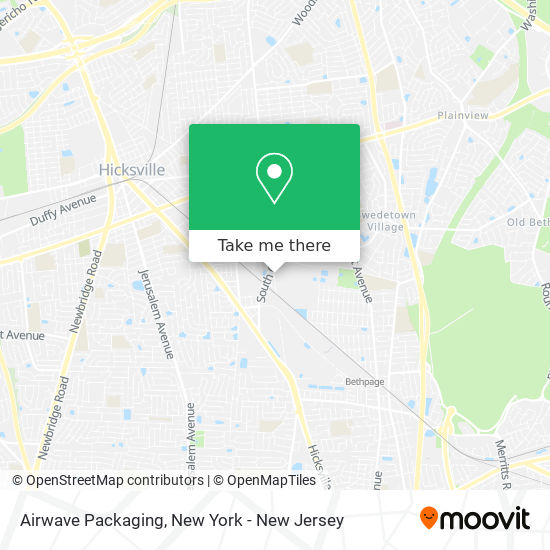 Airwave Packaging map