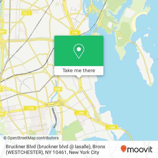 Bruckner Blvd (bruckner blvd @ lasalle), Bronx (WESTCHESTER), NY 10461 map