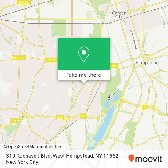 310 Roosevelt Blvd, West Hempstead, NY 11552 map