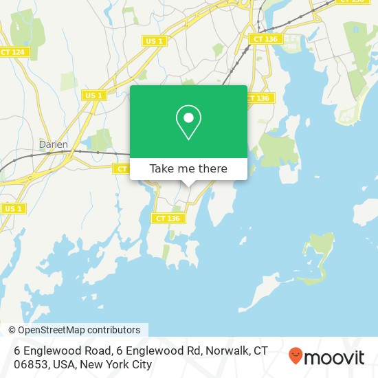 6 Englewood Road, 6 Englewood Rd, Norwalk, CT 06853, USA map