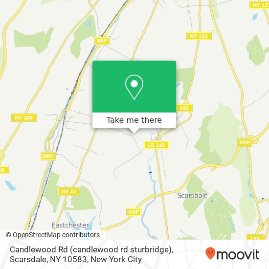 Candlewood Rd (candlewood rd sturbridge), Scarsdale, NY 10583 map