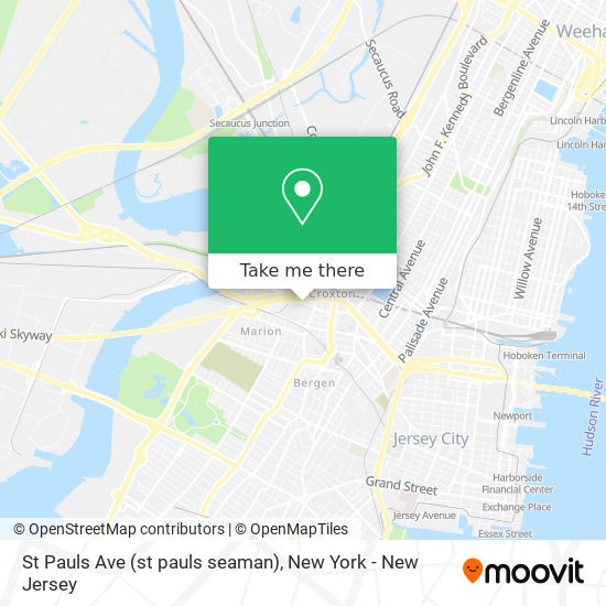 Mapa de St Pauls Ave (st pauls seaman)