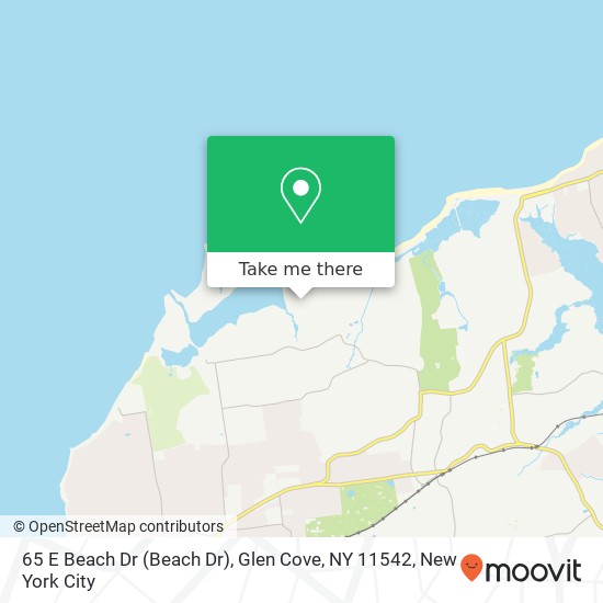 65 E Beach Dr (Beach Dr), Glen Cove, NY 11542 map