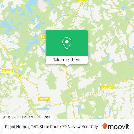 Mapa de Regal Homes, 242 State Route 79 N