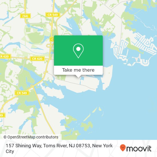 157 Shining Way, Toms River, NJ 08753 map