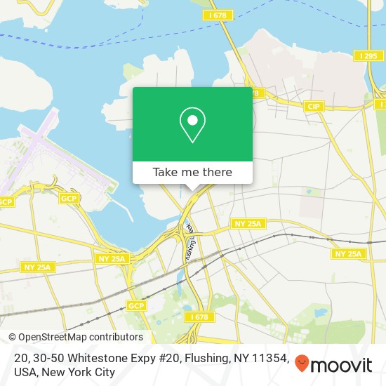Mapa de 20, 30-50 Whitestone Expy #20, Flushing, NY 11354, USA