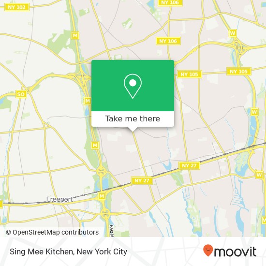 Mapa de Sing Mee Kitchen
