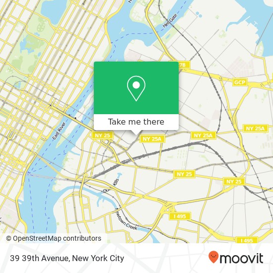 Mapa de 39 39th Avenue