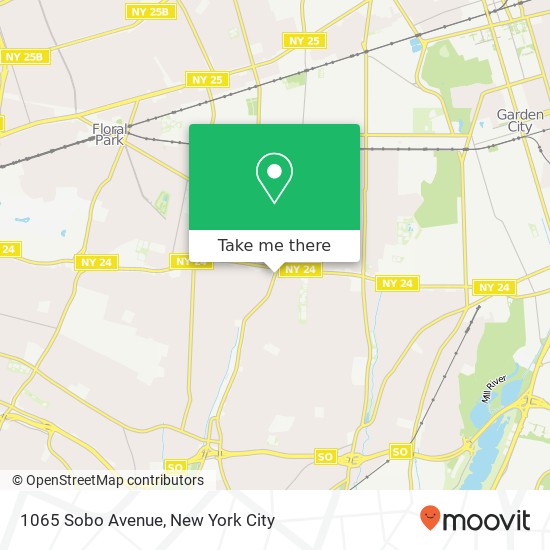 1065 Sobo Avenue map