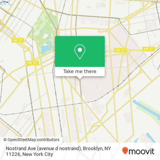 Nostrand Ave (avenue d nostrand), Brooklyn, NY 11226 map