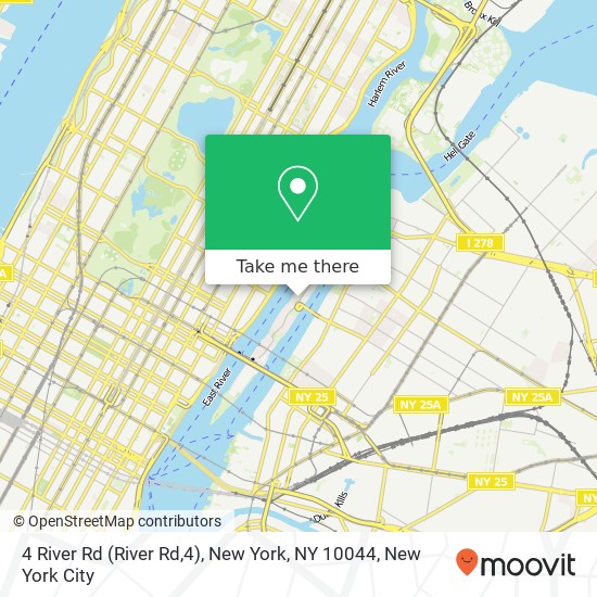 4 River Rd (River Rd,4), New York, NY 10044 map