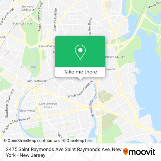 Mapa de 2475,Saint Raymonds Ave Saint Raymonds Ave