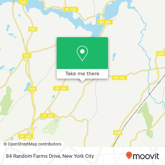 84 Random Farms Drive map