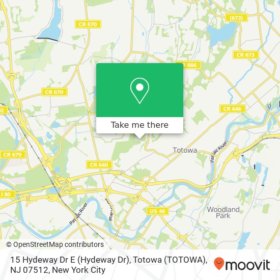 15 Hydeway Dr E (Hydeway Dr), Totowa (TOTOWA), NJ 07512 map