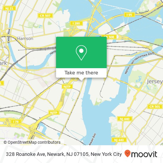 328 Roanoke Ave, Newark, NJ 07105 map