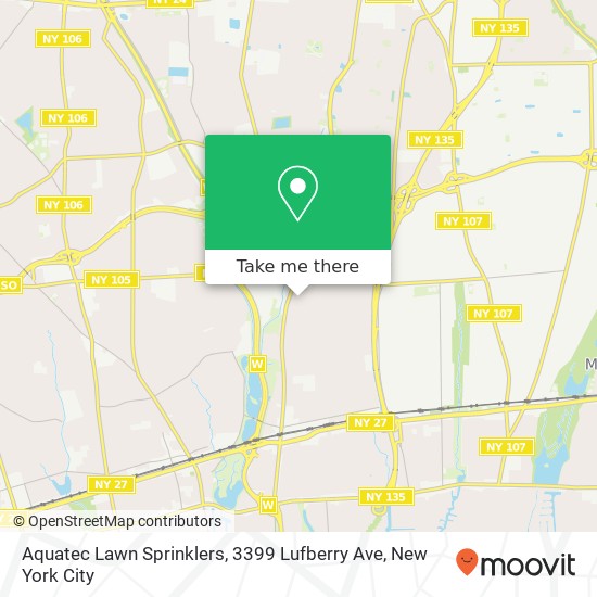 Mapa de Aquatec Lawn Sprinklers, 3399 Lufberry Ave