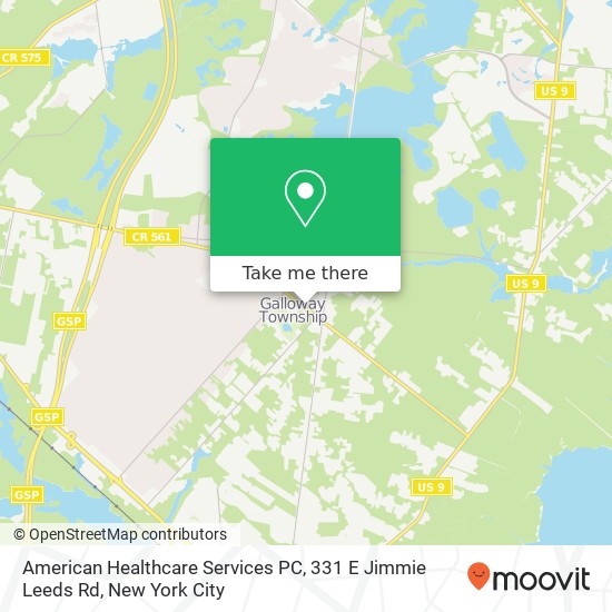 American Healthcare Services PC, 331 E Jimmie Leeds Rd map