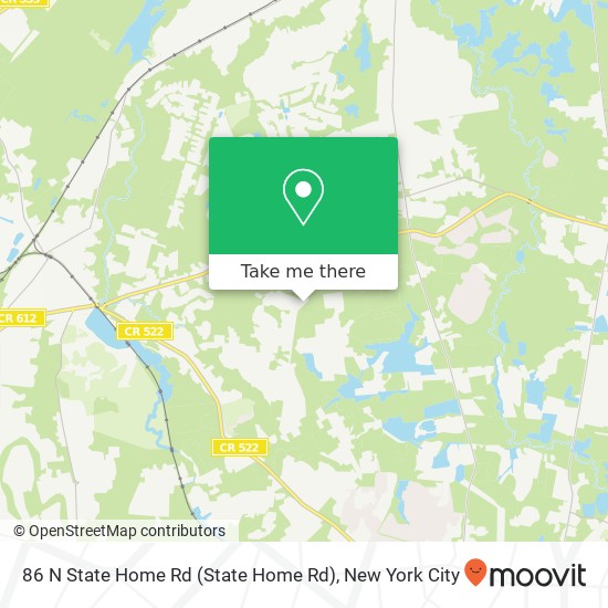 86 N State Home Rd (State Home Rd), Monroe Twp, NJ 08831 map