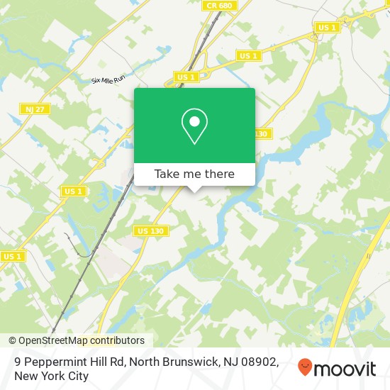 9 Peppermint Hill Rd, North Brunswick, NJ 08902 map