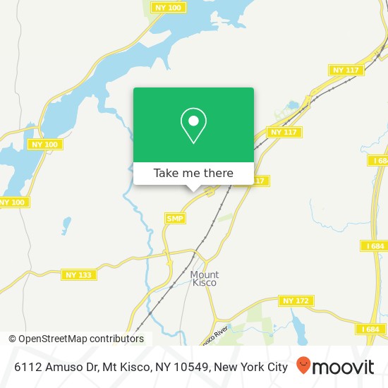 Mapa de 6112 Amuso Dr, Mt Kisco, NY 10549