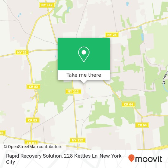 Mapa de Rapid Recovery Solution, 228 Kettles Ln