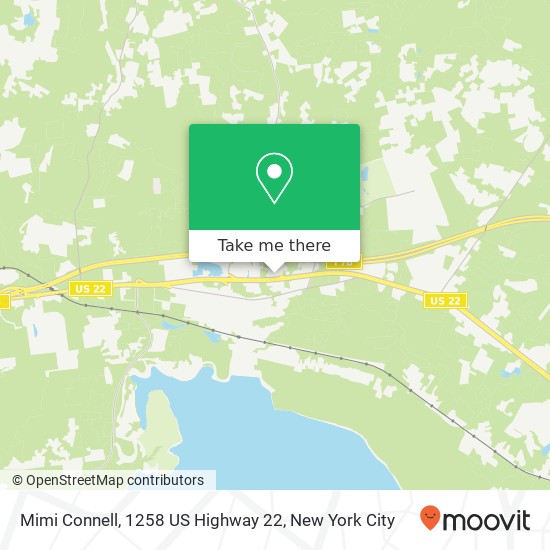 Mimi Connell, 1258 US Highway 22 map