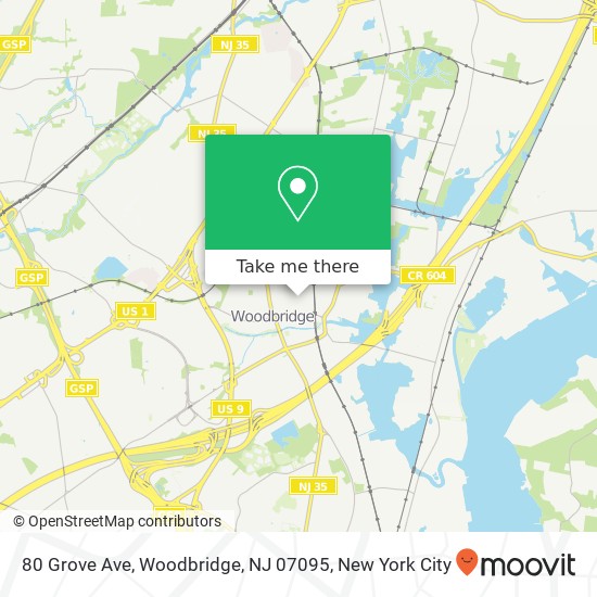 80 Grove Ave, Woodbridge, NJ 07095 map