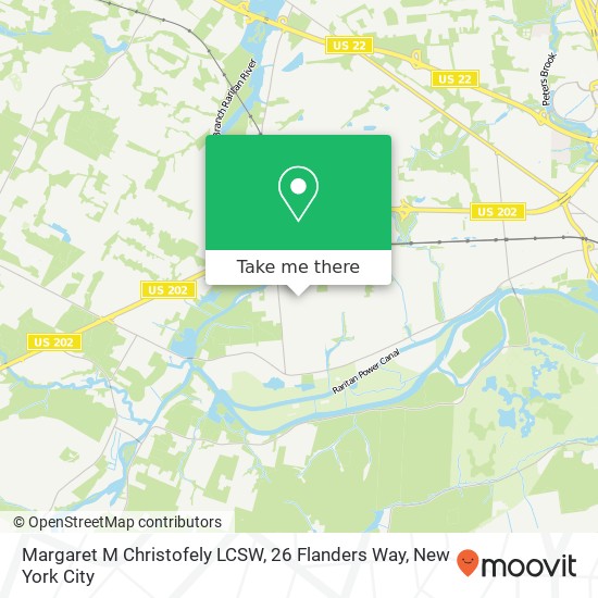 Margaret M Christofely LCSW, 26 Flanders Way map